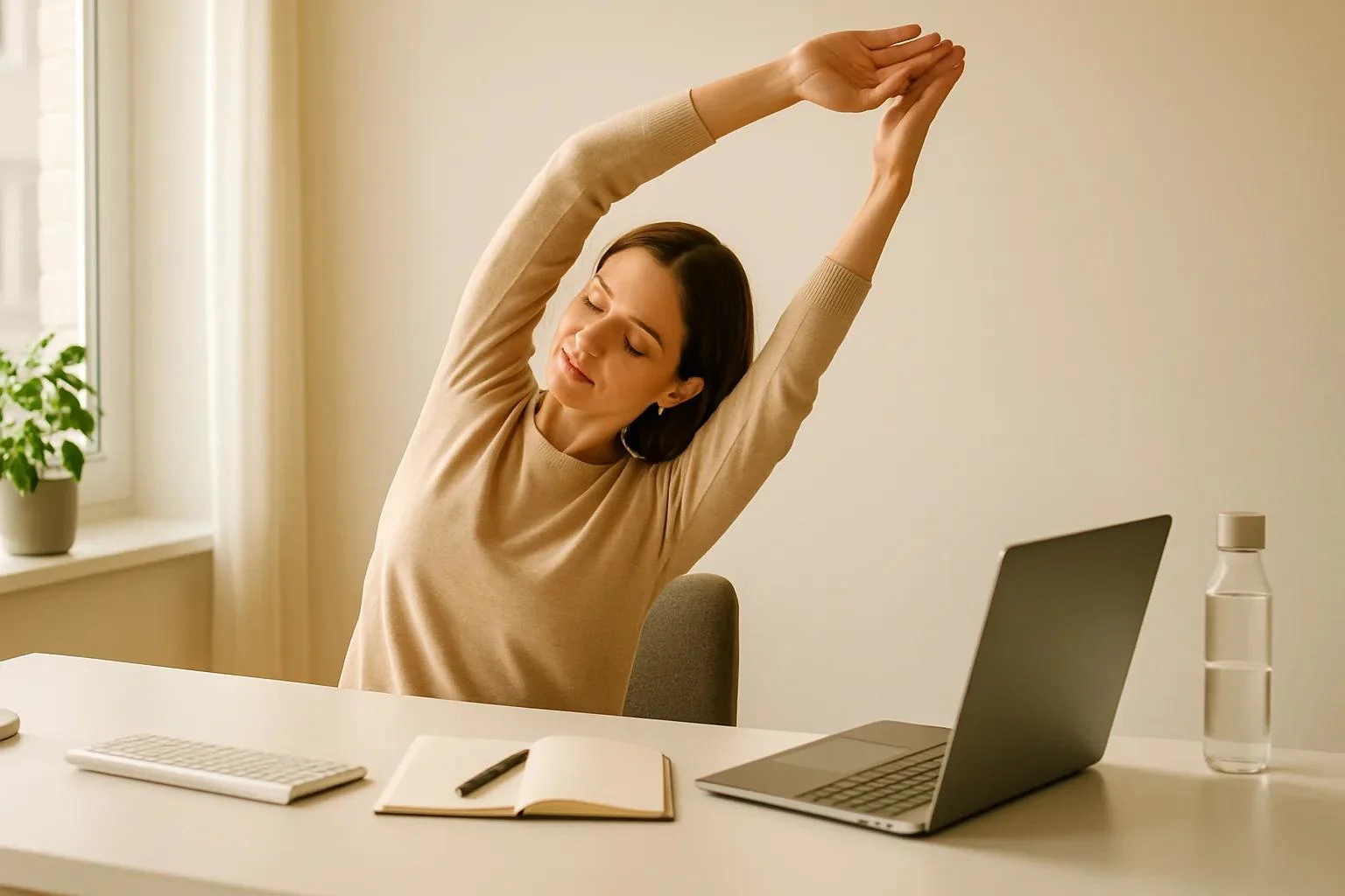 12 Best Office Yoga Poses for Desk Job Workers - Beginner's Guide